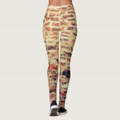 Brick Wall Pattern Leggings (Achterkant)