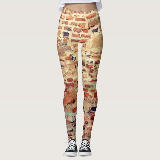 Brick Wall Pattern Leggings (Voorkant)