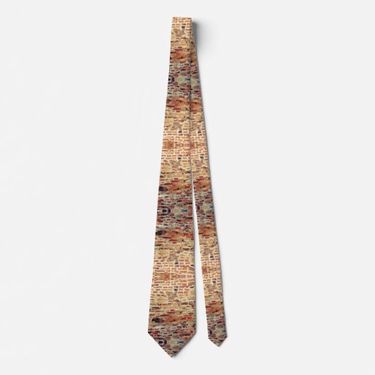 Brick Wall Pattern Stropdas (Voorkant)