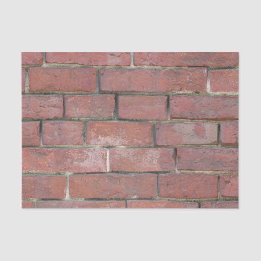 Brick Wall Pattern Tissuepapier (Voorkant)