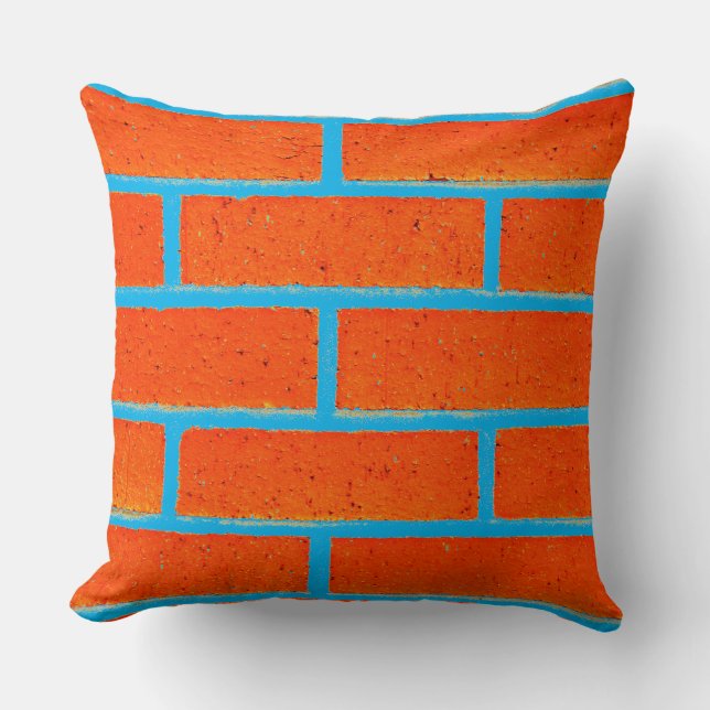 Brick Wall Pillow Kussen (Voorkant)