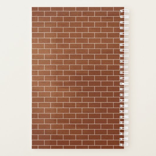 Brick Wall Planner (Achterkant)