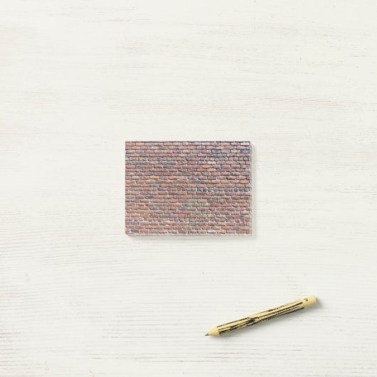 Brick Wall Post-it® Notes (Op bureau)