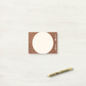 Brick Wall Post-it® notes aangepaste tekst Jouw na (Op bureau)