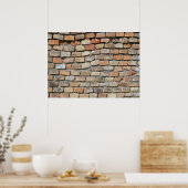  Brick Wall Poster (Keuken)
