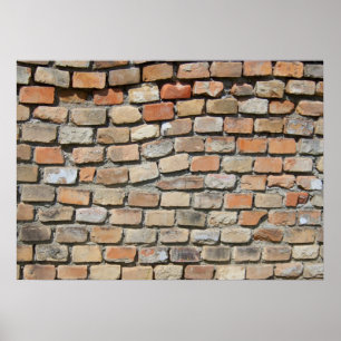 Brick Wall Poster