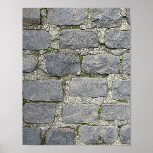 Brick Wall poster, aanpassen Poster (Voorkant)