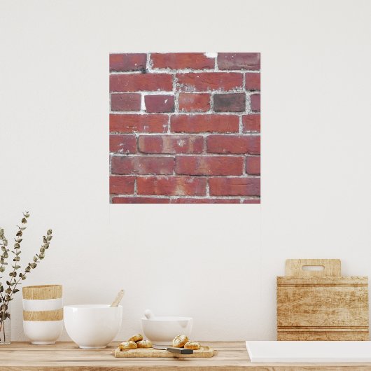 BRICK WALL POSTER... POSTER (Keuken)