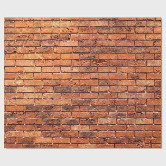 Brick wall red structure masonry cadeaupapier (Vlak)