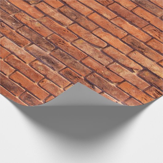 Brick wall red structure masonry cadeaupapier (Hoek)