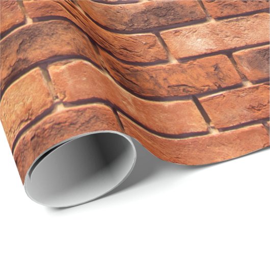 Brick wall red structure masonry cadeaupapier (Rol Hoek)