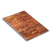 Brick wall red structure masonry notitieboek (Rechterzijde)