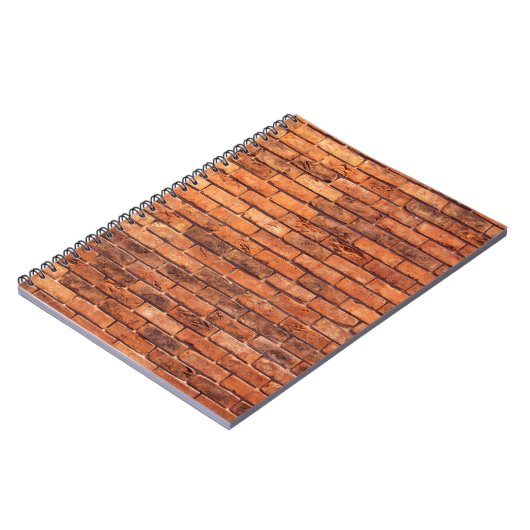 Brick wall red structure masonry notitieboek (Linkerzijde)