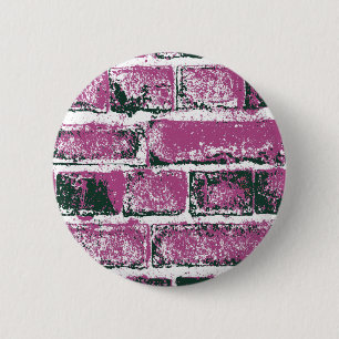 BRICK WALL RONDE BUTTON 5,7 CM