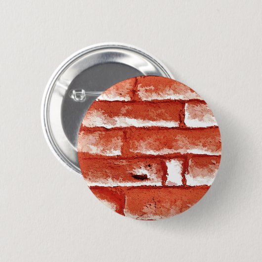 BRICK WALL RONDE BUTTON 5,7 CM (Voorkant /achterkant)