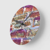 BRICK WALL RONDE KLOK (Hoek)