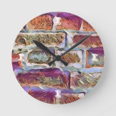 BRICK WALL RONDE KLOK (Voorkant)