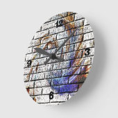 BRICK WALL RONDE KLOK (Hoek)