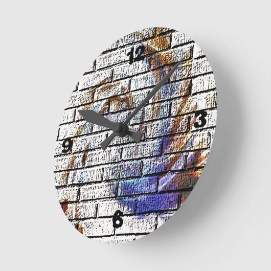 BRICK WALL RONDE KLOK (Hoek)