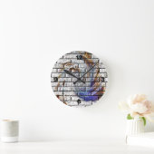 BRICK WALL RONDE KLOK (Huis)