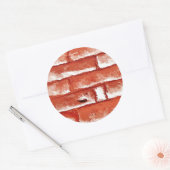 BRICK WALL RONDE STICKER (Envelop)