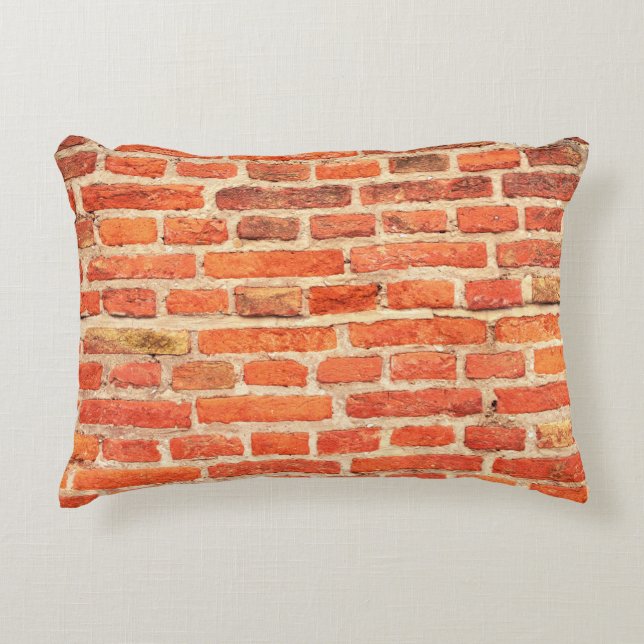 Brick wall texture brick wall accent kussen (Voorkant)