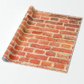 Brick wall textuur bakstenen wand cadeaupapier (Uitgerold)