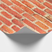 Brick wall textuur bakstenen wand cadeaupapier (Hoek)