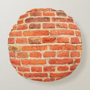 Brick wall textuur bakstenen wand rond kussen