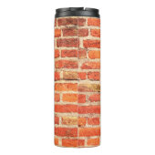 Brick wall textuur bakstenen wand thermosbeker (Achterkant)