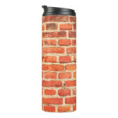 Brick wall textuur bakstenen wand thermosbeker (Geroteerd rechts)