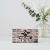 Brick Wall Visitekaartje (Staand voorkant)