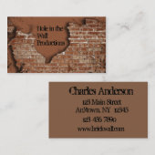 Brick Wall Visitekaartje (Voorkant / Achterkant)