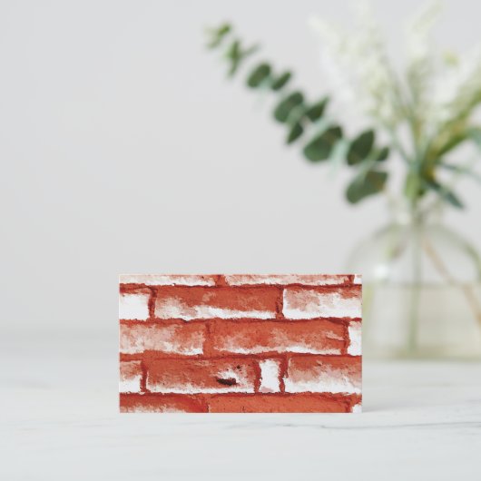 BRICK WALL VISITEKAARTJE (Staand voorkant)