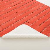 Brick wall wall red bricks sherpa deken (3/4)