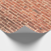 Brick Wall with Dark Gradient at Bottombrick,wall, Cadeaupapier (Hoek)
