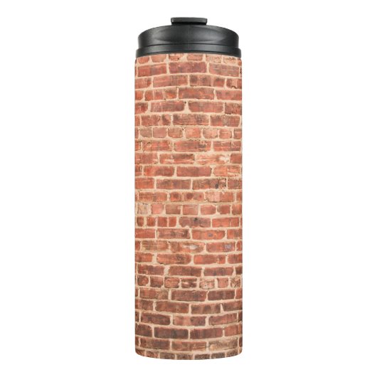 Brick Wall with Dark Gradient at Bottombrick,wall, Thermosbeker (Voorkant)