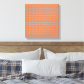 Brick Wall Wrapped Canvas 12" x 12", 1,5", Single (Insitu (Slaapkamer))