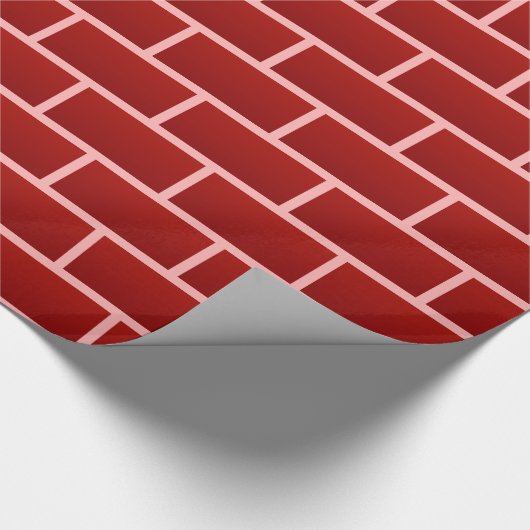 Brick Wall Wrapping Paper Cadeaupapier (Hoek)