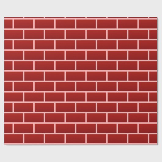 Brick Wall Wrapping Paper Cadeaupapier (Vlak)