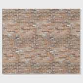 Brick Wall Wrapping Paper Cadeaupapier (Vlak)