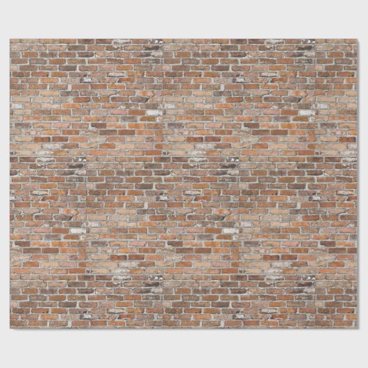 Brick Wall Wrapping Paper Cadeaupapier (Vlak)