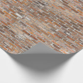 Brick Wall Wrapping Paper Cadeaupapier (Hoek)