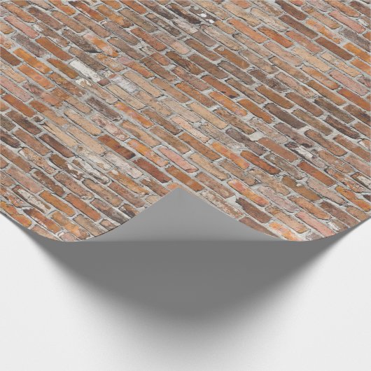 Brick Wall Wrapping Paper Cadeaupapier (Hoek)