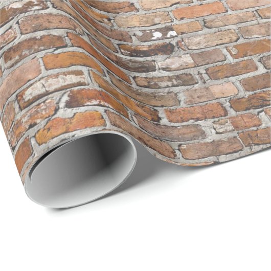 Brick Wall Wrapping Paper Cadeaupapier (Rol Hoek)