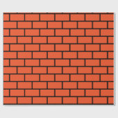 Brick Wall Wrapping Paper Cadeaupapier (Vlak)
