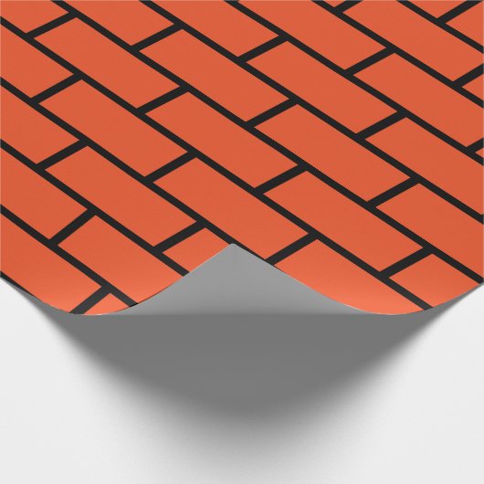Brick Wall Wrapping Paper Cadeaupapier (Hoek)