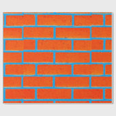 Brick Wall Wrapping Paper Cadeaupapier (Vlak)