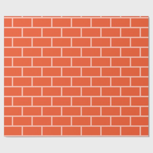 Brick Wall Wrapping Paper Cadeaupapier (Vlak)