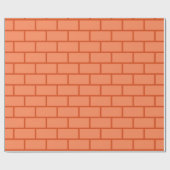 Brick Wall Wrapping Paper Cadeaupapier (Vlak)